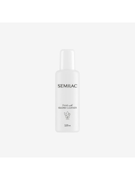 FINISH WITH GLOSS CLEANER SEMILAC 125ML