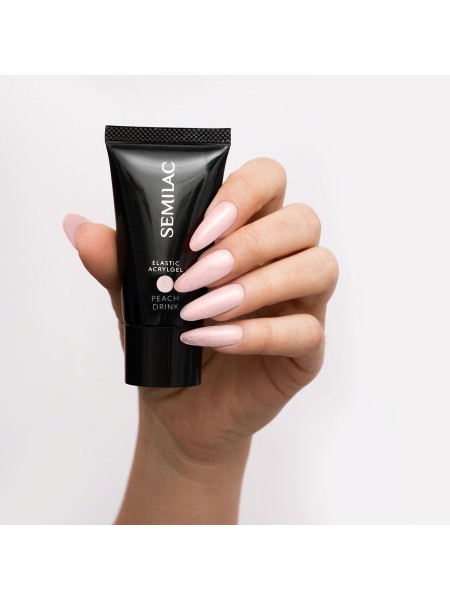 AKRYLOŻEL ELASTIC ACRYLGEL PEACH DRINK SEMILAC 30G
