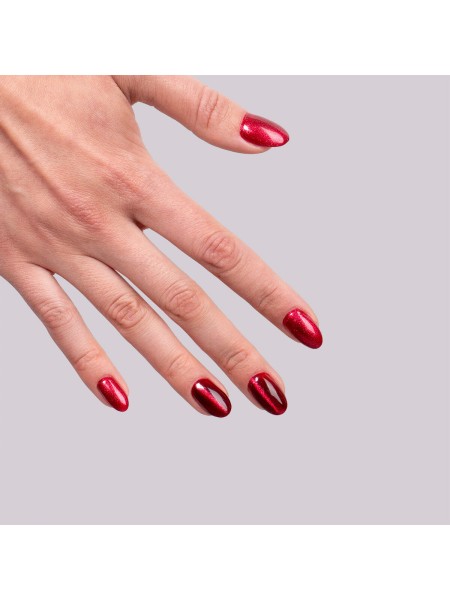 LAKIER HYBRYDOWY 467 RED CANDLE FLASH SEMILAC 7ML