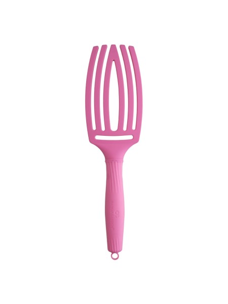 SZCZOTKA FINGERBRUSH boar&nylon MEDIUM BUBBLE PINK OLIVIA GARDEN